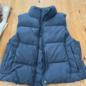 Flx cropped puffer vest